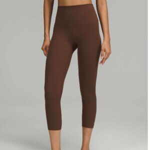Lululemon Align High-Rise Crop 23" Java Sz 6